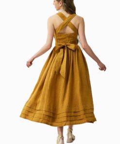 Golden Field Midi Dress FI16