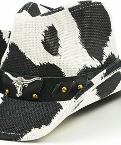 Cow Print Cowboy Hat FI16