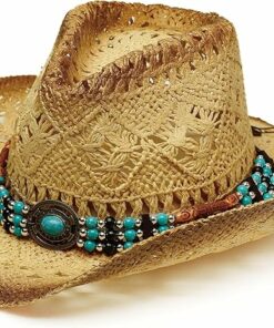 Cowgirl Hats with Decorative Bands FI15