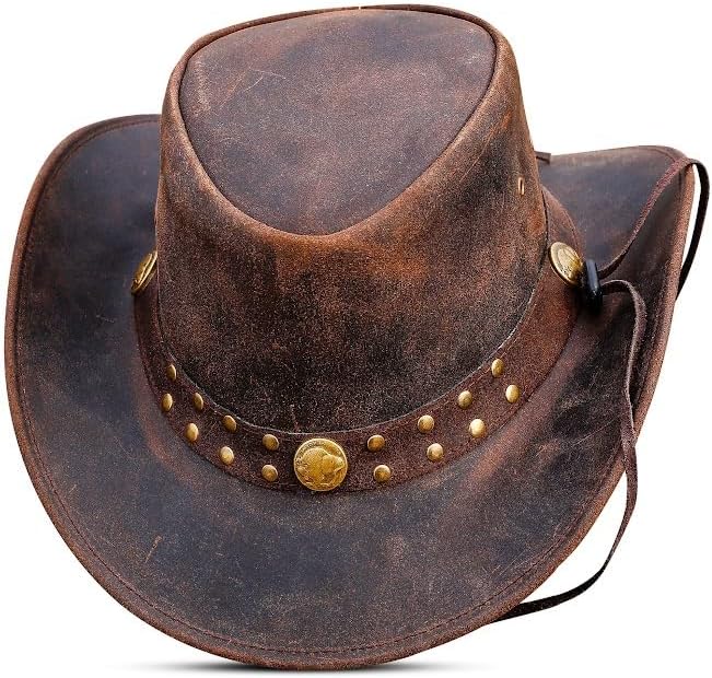 Leather Cowboy Hat